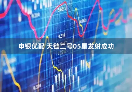 申银优配 天链二号05星发射成功